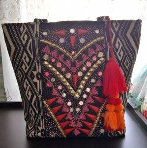 Boho tote bag
